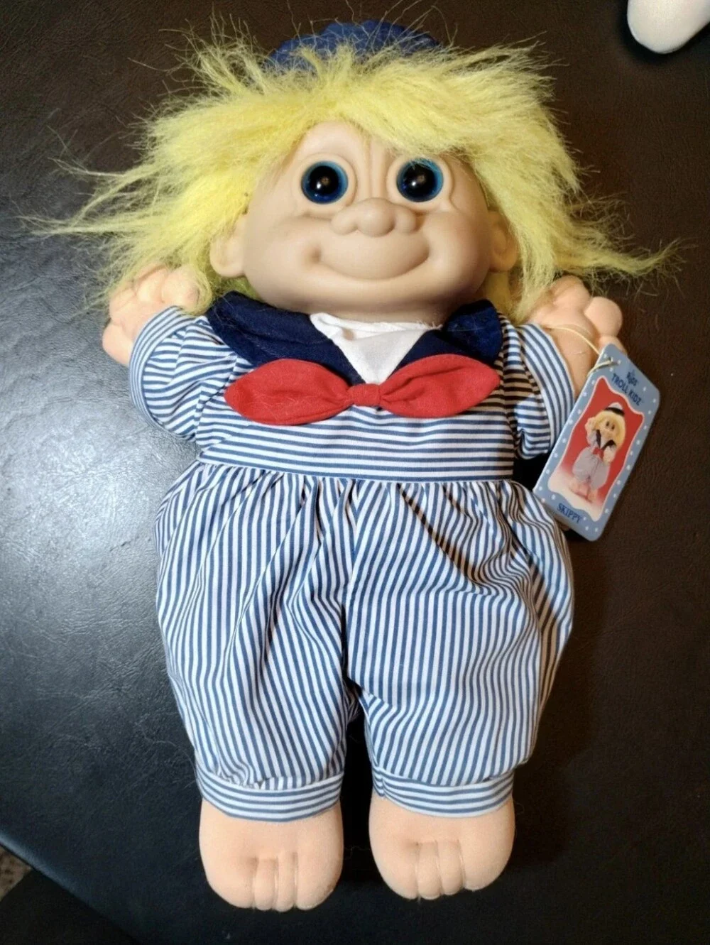 Vintage 1990s Russ Troll Kidz Skippy Doll Sailor Outfit Original Tag